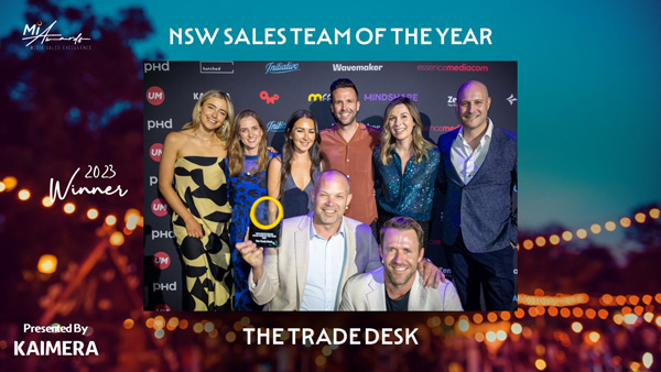 NSW Sales Team of the Year