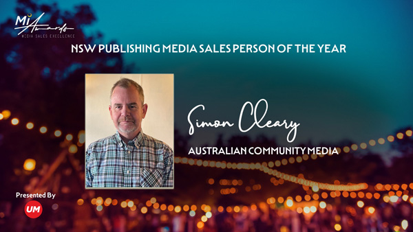 NSW Publishing Media Sales Person of the Year