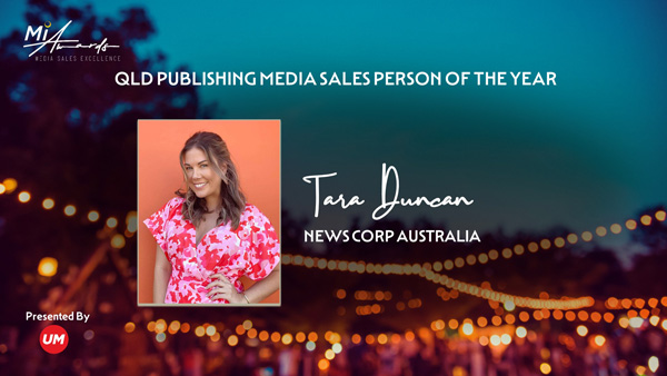 QLD Publishing Media Sales Person of the Year