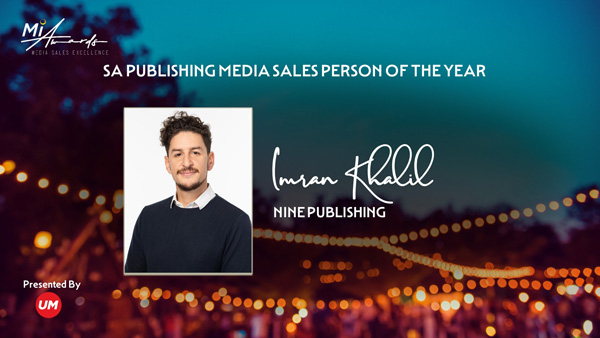 SA Publishing Media Sales Person of the Year