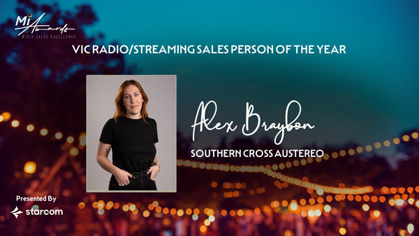 VIC Radio/Streaming Sales Person of the Year