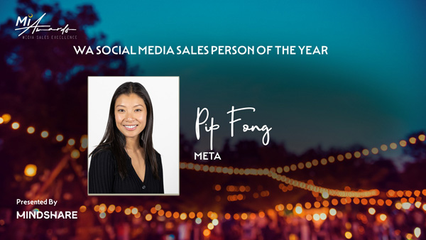 WA Social Media/Platform Sales Person of the Year