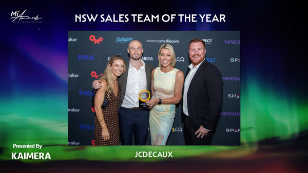 NSW Sales Team of the Year