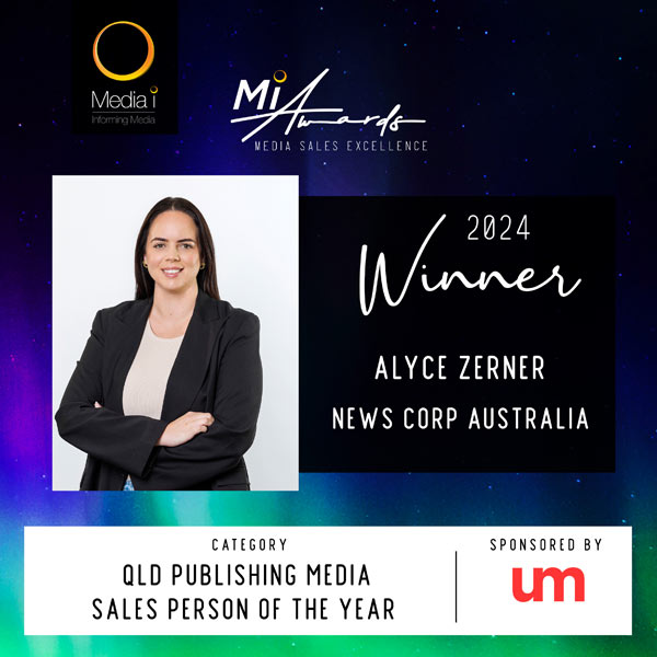 QLD Publishing Media Sales Person of the Year