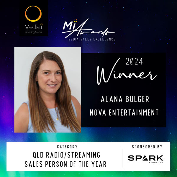 QLD Radio/Streaming Sales Person of the Year