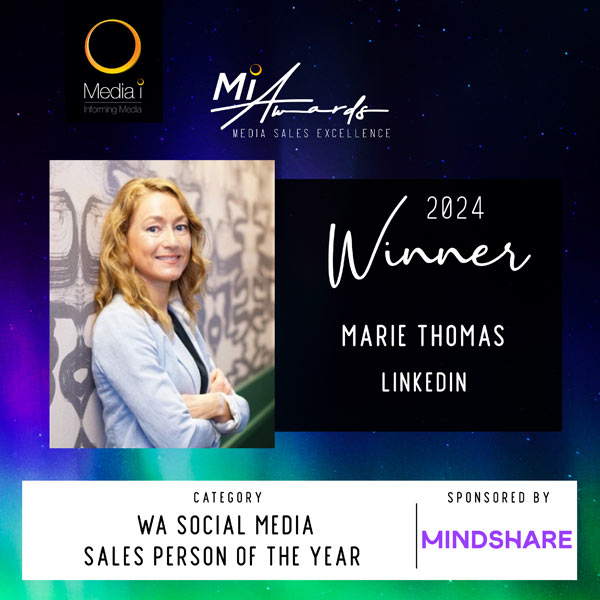 WA Social Media/Platform Sales Person of the Year